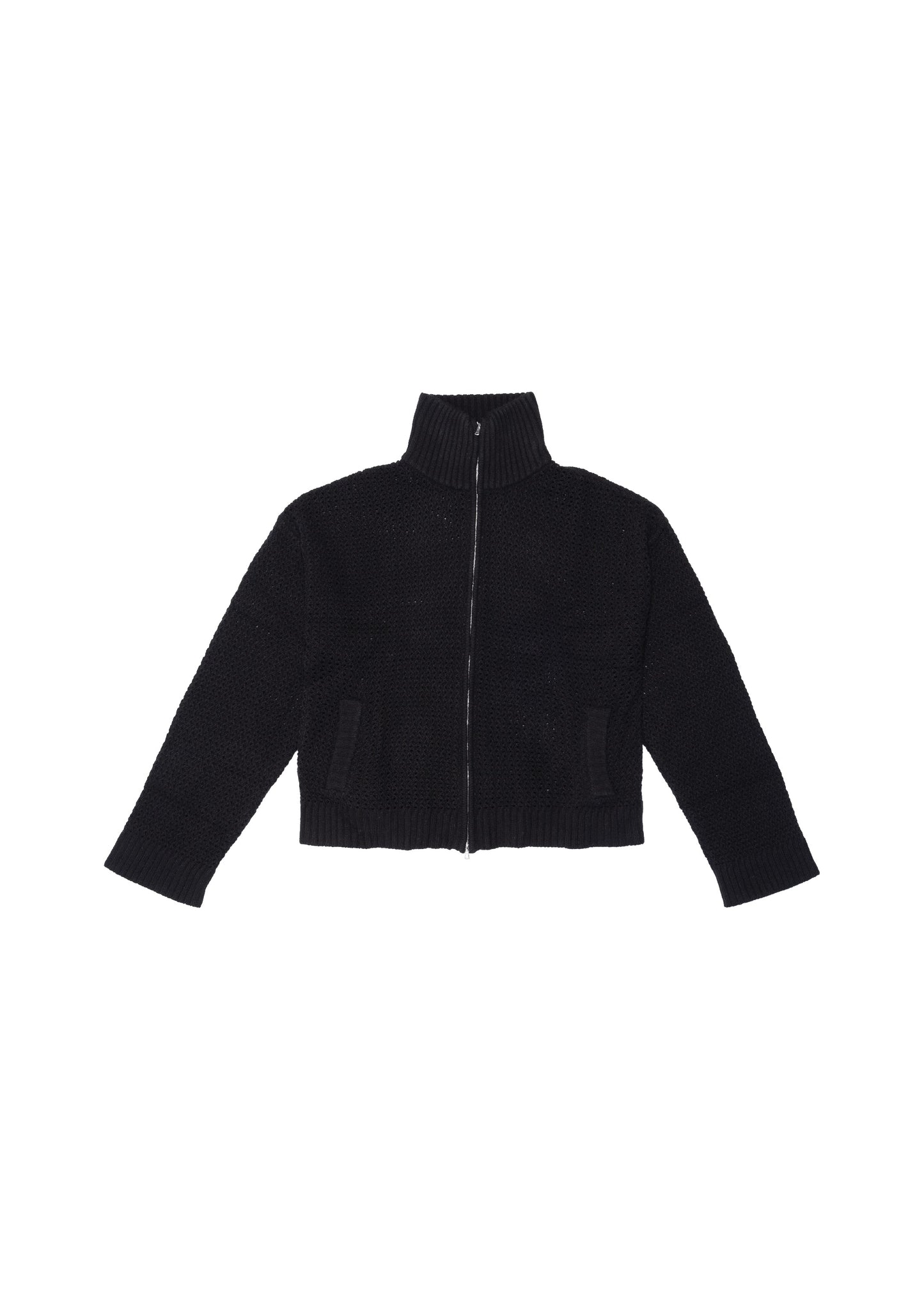 JACKIE knit full zip in black