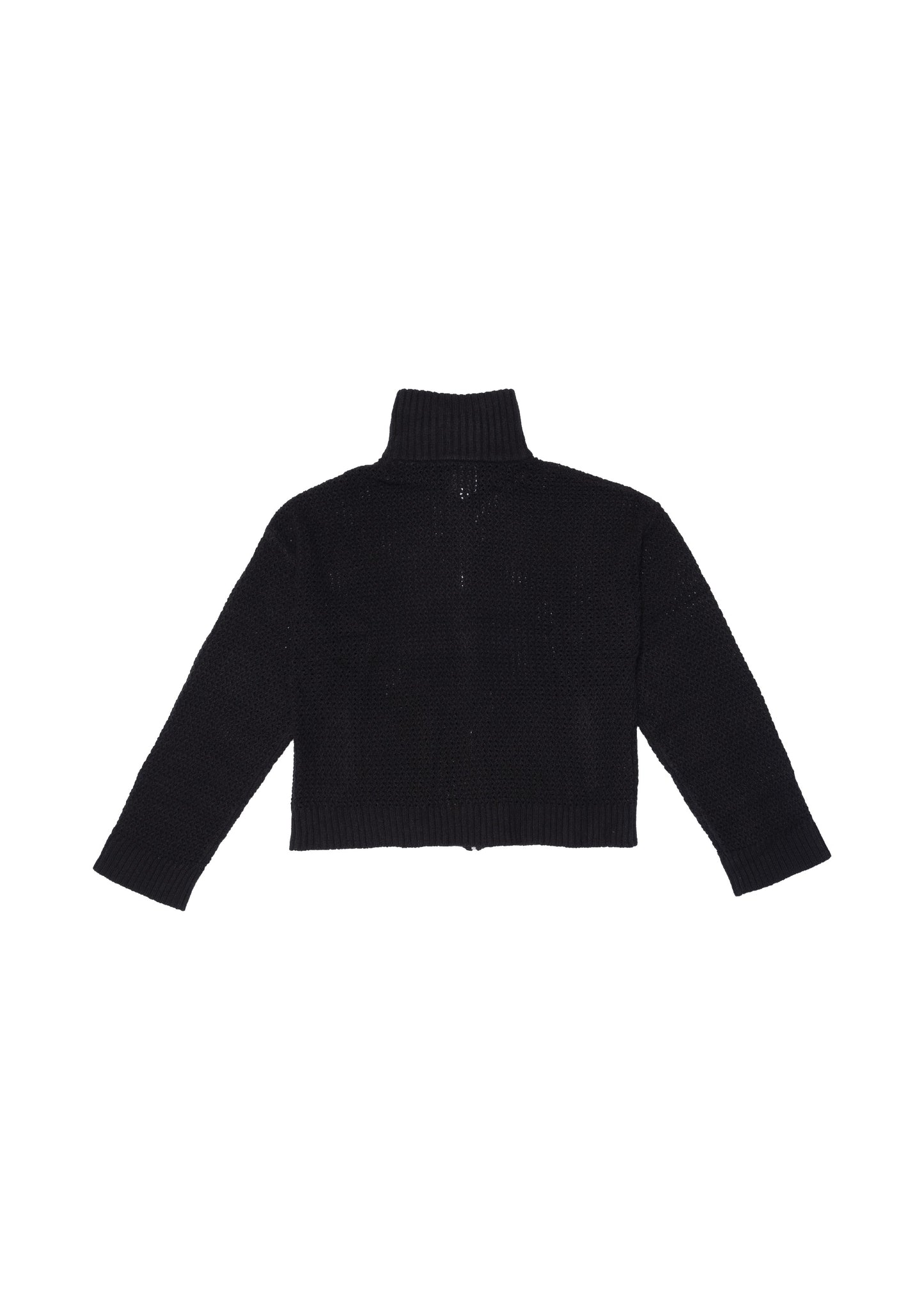 JACKIE knit full zip in black